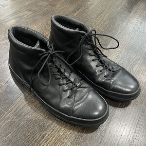 Camper Chasis Sport Shoes Men's 45 US 11 Black Leather High Top Sneaker Emo
